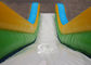 Lead Free PVC Tarpaulin Inflatable Bouncy Castles , Rainbow Castle Slide Inflatable Combo