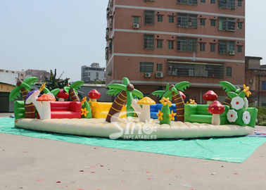 10x10m sea beach fun kids N adults giant inflatable amusement park with big chairs